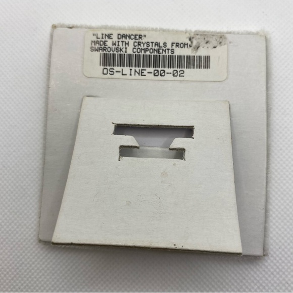 Vintage Swarovski Crystal Line Dancer Cowboy Boot Cowgirl Western Pin Brooch VTG - Picture 11 of 11